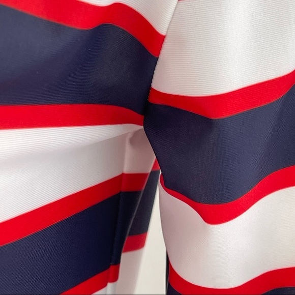 Glamourpuss NYC Red,Blue and White Stripes Dress size Small - Picture 7 of 15